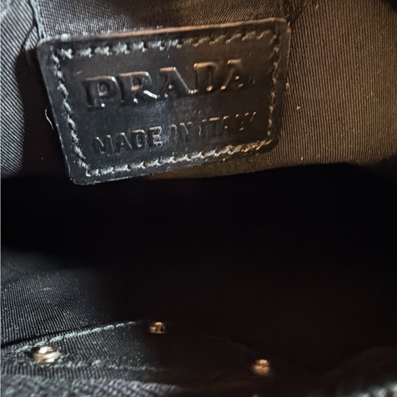 Authentic PRADA Black Vela Nylon Cosmetic Pouch / Clutch - Picture 3 of 4